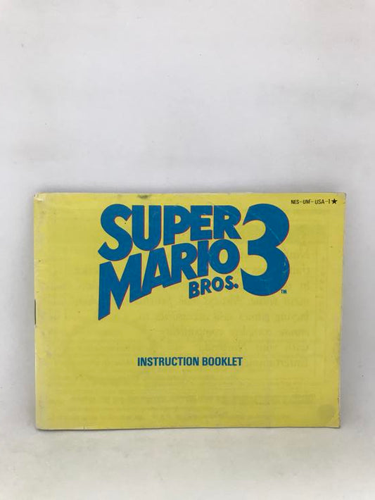 NES SUPER MARIO BROS. 3 INSTRUCTION BOOKLET ENGLISH