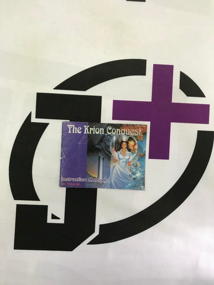 NES THE KRION CONQUEST INSTRUCTION BOOKLET ENGLISH