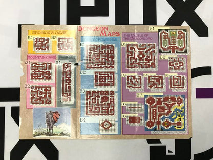 NES DRAGON WARRIOR INSTRUCTION BOOKLET ENGLISH WITH EXPLORER'S HANDBOOK + POSTER + MAP + GUIDE (usagé)