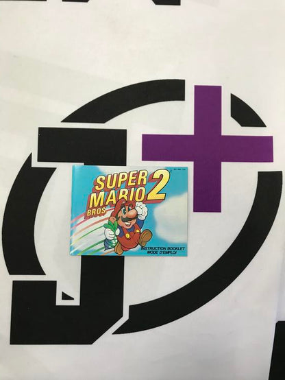 NES SUPER MARIO BROS. 2 INSTRUCTION BOOKLET BILINGUAL