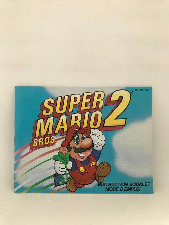 NES SUPER MARIO BROS. 2 INSTRUCTION BOOKLET BILINGUAL