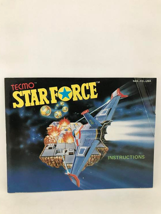 NES STAR FORCE INSTRUCTION BOOKLET ENGLISH