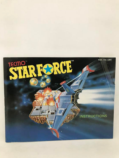 NES STAR FORCE INSTRUCTION BOOKLET ENGLISH