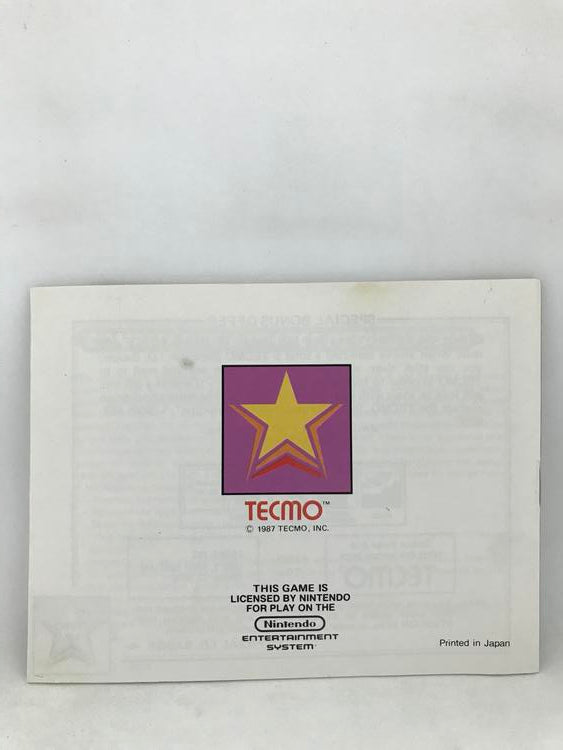 NES STAR FORCE INSTRUCTION BOOKLET ENGLISH (usagé)