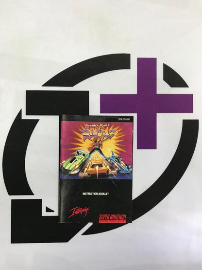 SNES ROCK N' ROLL RACING INSTRUCTION BOOKLET BILINGUAL