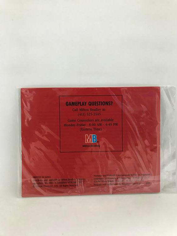 NES JORDAN VS BIRD ONE ON ONE INSTRUCTION BOOKLET ENGLISH