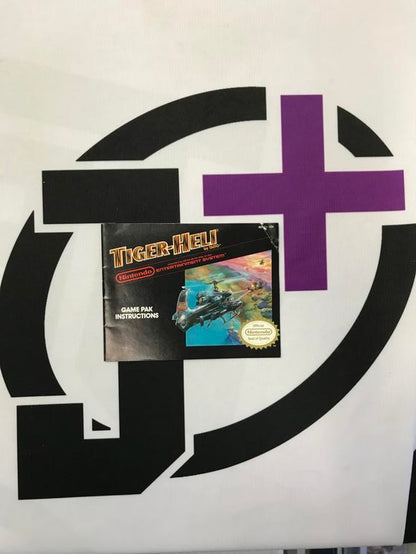 NES TIGER-HELI INSTRUCTION BOOKLET ENGLISH (usagé)