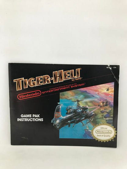 NES TIGER-HELI INSTRUCTION BOOKLET ENGLISH (usagé)