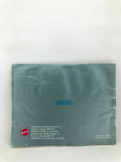 NES RAD RACER INSTRUCTION BOOKLET BILINGUAL (usagé)