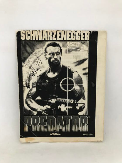 NES PREDATOR INSTRUCTION BOOKLET ENGLISH (usagé)