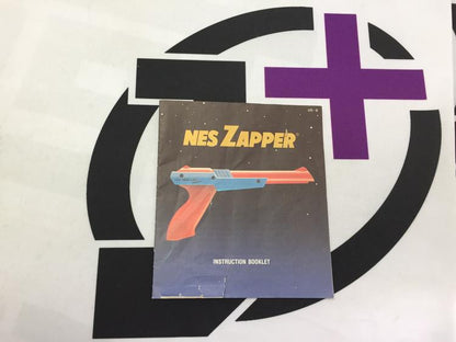 NES ZAPPER GUN ORANGE INSTRUCTION BOOKLET ENGLISH
