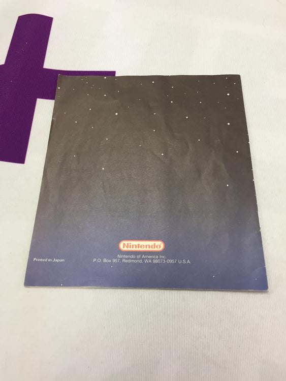 NES ZAPPER GUN ORANGE INSTRUCTION BOOKLET ENGLISH
