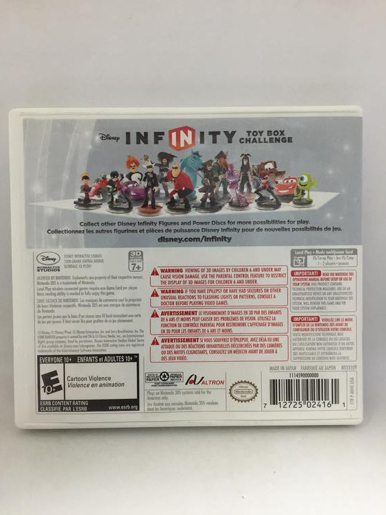 DISNEY INFINITY GAME ONLY (COMPLETE IN BOX) (usagé)