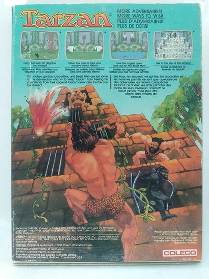 COLECOVISION TARZAN (WITH BOX)