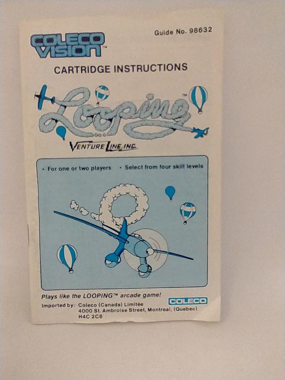 COLECOVISION LOOPING (COMPLETE IN BOX)