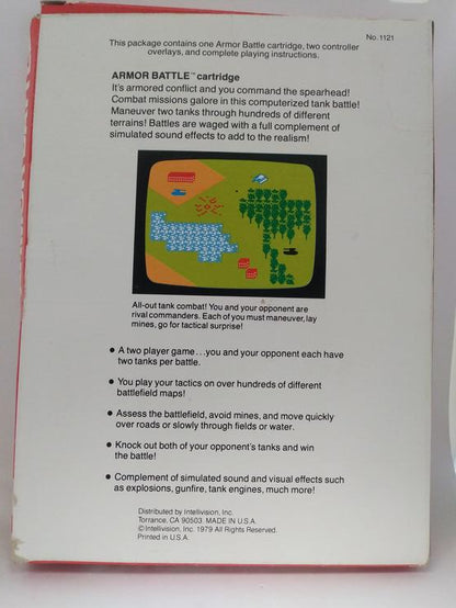 INTELLIVISION ARMOR BATTLE (COMPLETE IN BOX)