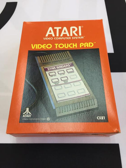 ATARI 2600 STAR RAIDERS WITH TOUCH PAD (COMPLETE IN BOX)
