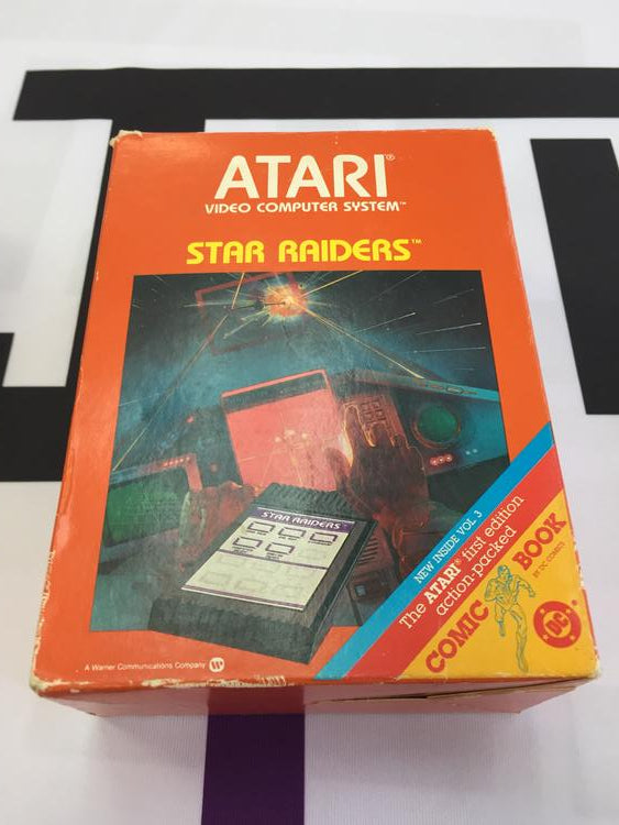 ATARI 2600 STAR RAIDERS WITH TOUCH PAD (COMPLETE IN BOX)