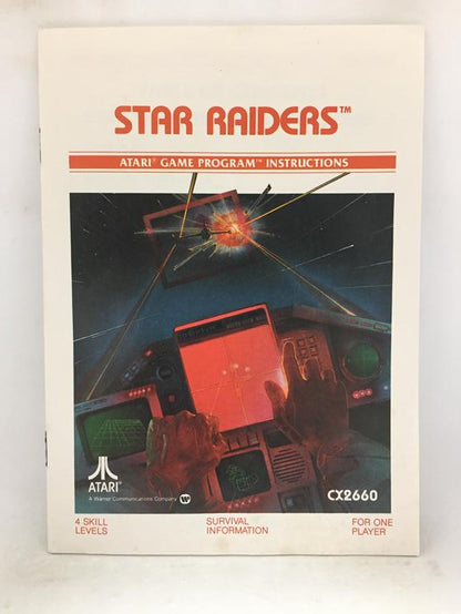 ATARI 2600 STAR RAIDERS WITH TOUCH PAD (COMPLETE IN BOX)