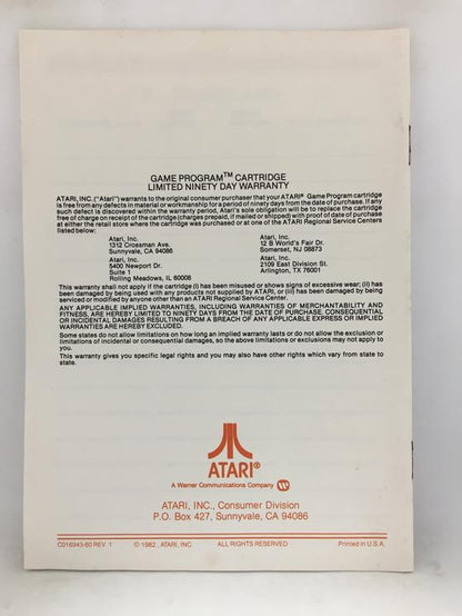 ATARI 2600 STAR RAIDERS WITH TOUCH PAD (COMPLETE IN BOX)