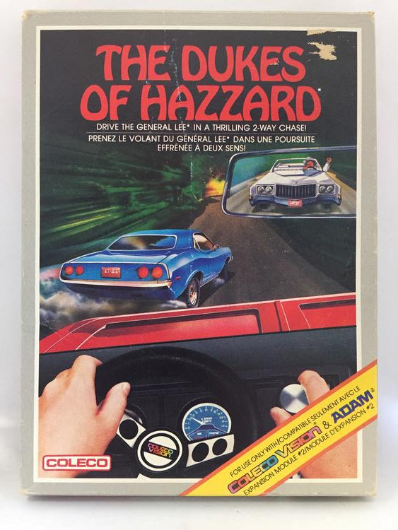 COLECOVISION THE DUKE OF HAZZARD (COMPLETE IN BOX)