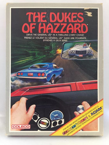 COLECOVISION THE DUKE OF HAZZARD (COMPLETE IN BOX)