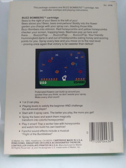 INTELLIVISION BUZZ BOMBERS (COMPLETE IN BOX) (usagé)