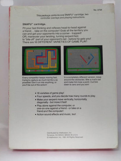 INTELLIVISION SNAFU (COMPLETE IN BOX)