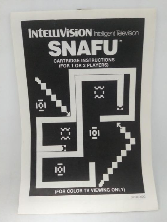 INTELLIVISION SNAFU (COMPLETE IN BOX)
