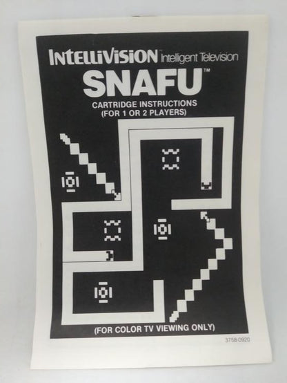 INTELLIVISION SNAFU (COMPLETE IN BOX)