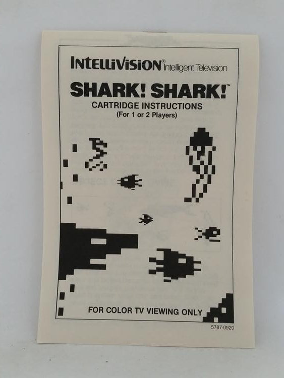 INTELLIVISION SHARK! SHARK! (COMPLETE IN BOX)