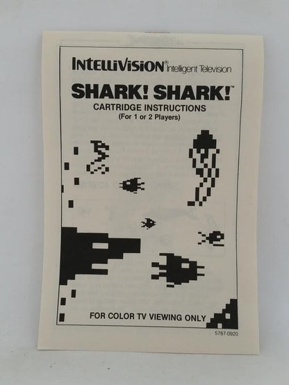 INTELLIVISION SHARK! SHARK! (COMPLETE IN BOX) (usagé)