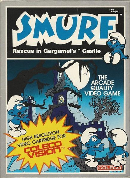 COLECOVISION SMURF RESCUE IN GARGAMEL'S CASTLE