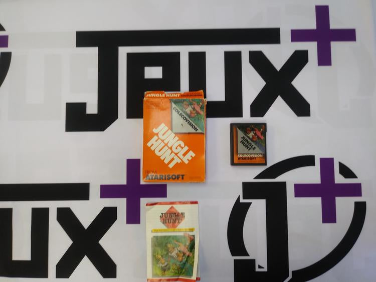 COLECOVISION JUNGLE HUNT (COMPLETE IN BOX)