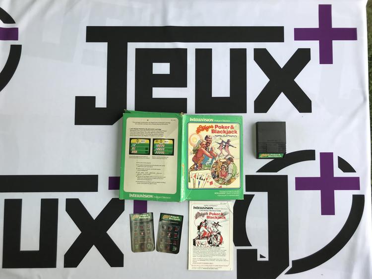INTELLIVISION LAS VEGAS POKER AND BLACKJACK (COMPLETE IN BOX)