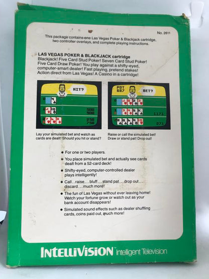 INTELLIVISION LAS VEGAS POKER AND BLACKJACK (COMPLETE IN BOX) (usagé)