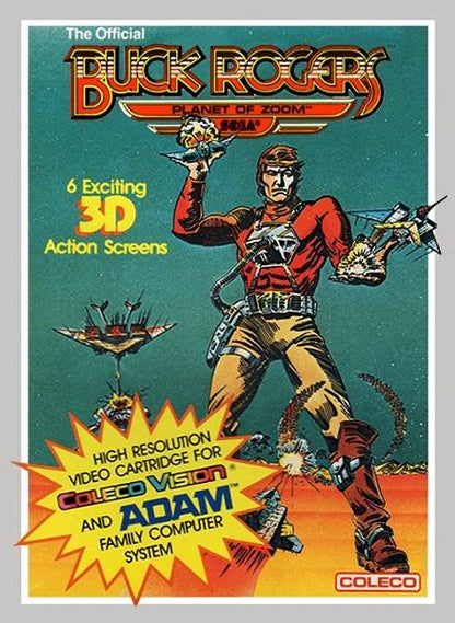 COLECOVISION BUCK ROGERS PLANET OF ZOOM (WITH BOX)