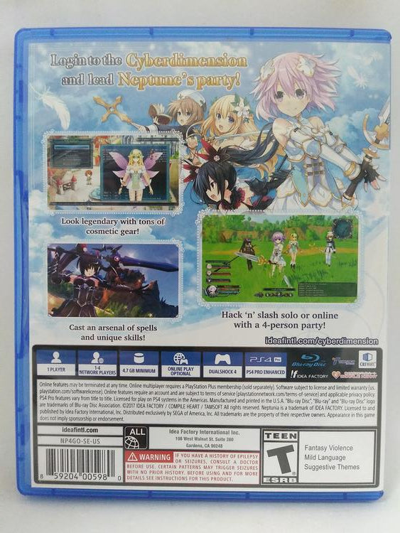 CYBERDIMENSION NEPTUNIA 4 GODDESSES ONLINE