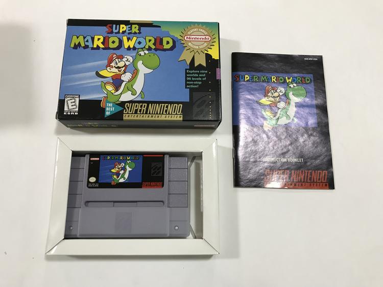SUPER MARIO WORLD PLAYER'S CHOICE (COMPLETE IN BOX)