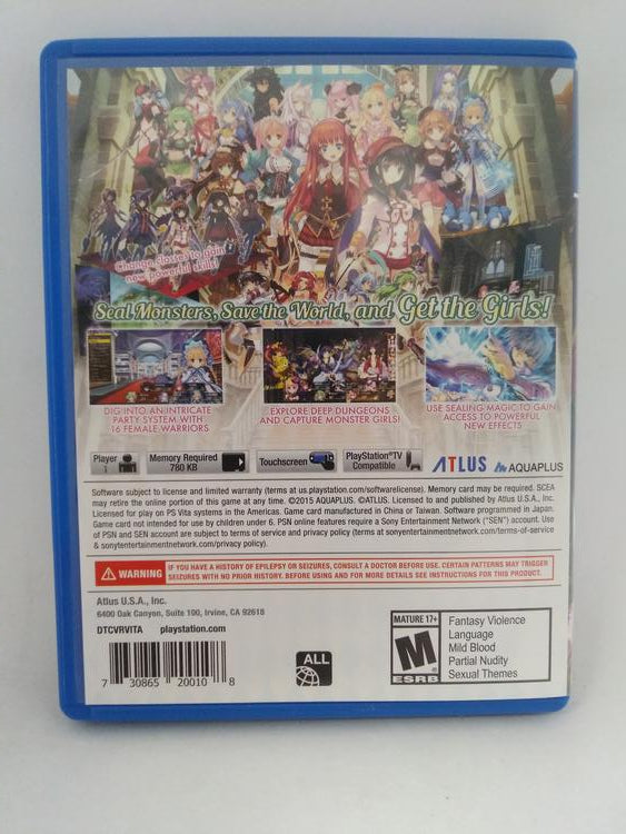 DUNGEON TRAVELERS 2 THE ROYAL LIBRARY & THE MONSTER SEAL (WITH BOX) (usagé)