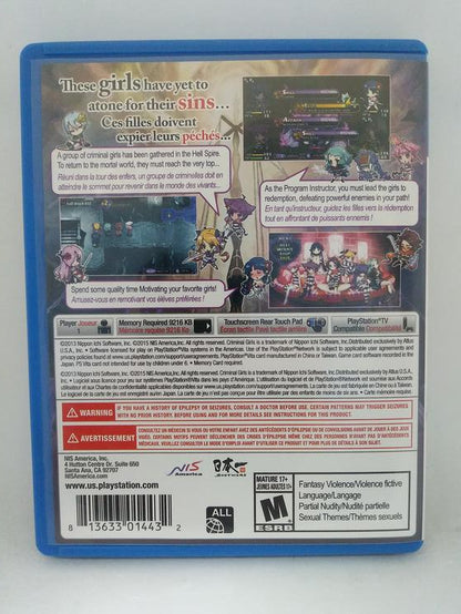 CRIMINAL GIRLS 2 PARTY FAVORS LIMITED EDITION (WITH BOX) (usagé)