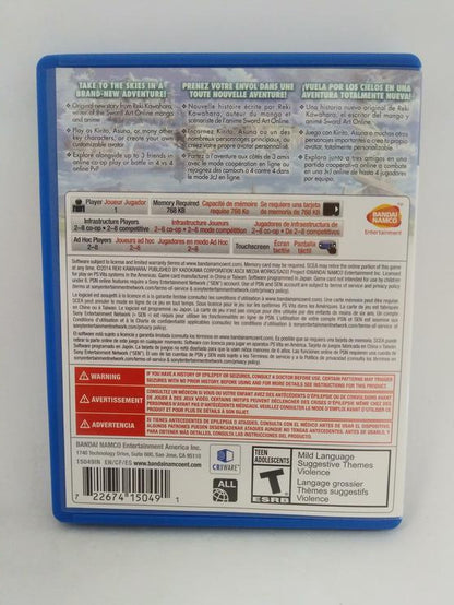 SWORD ART ONLINE LOST SONG (WITH BOX) (usagé)