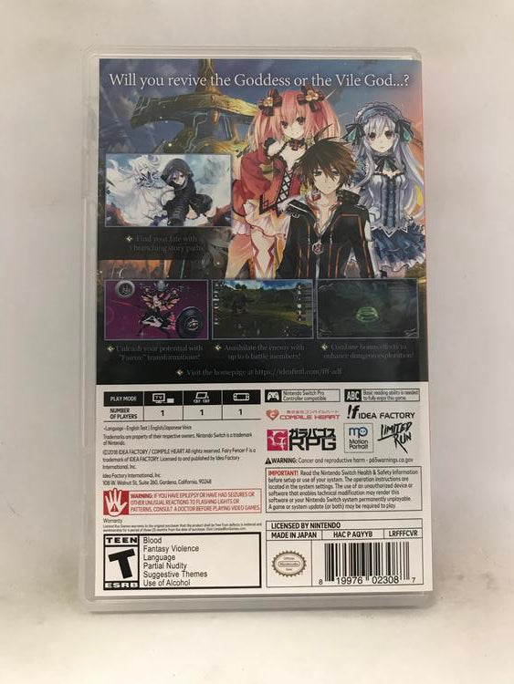 FAIRY FENCER F ADVENT DARK FORCE (LIMITED RUN GAMES) (usagé)