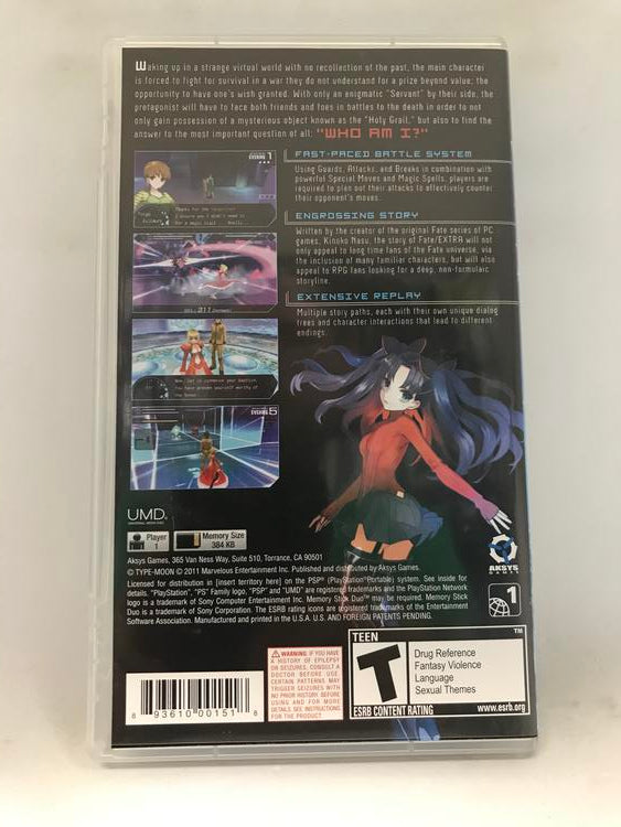 FATE EXTRA (COMPLETE IN BOX) (usagé)