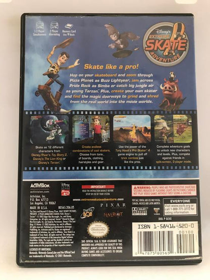 DISNEY'S EXTREME SKATE ADVENTURE (WITH BOX) (usagé)
