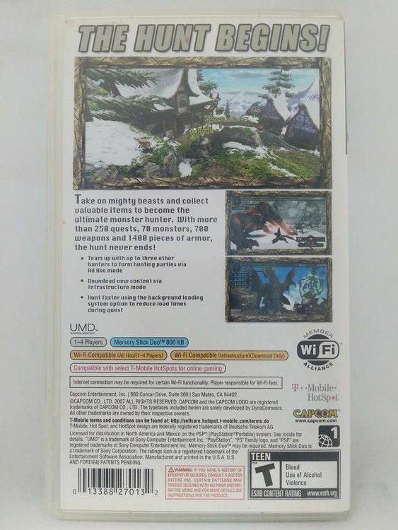 MONSTER HUNTER FREEDOM 2 (COMPLETE IN BOX) (usagé)