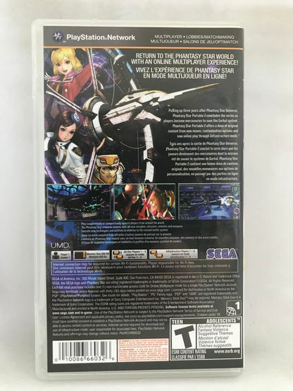 PHANTASY STAR PORTABLE 2 (WITH BOX)
