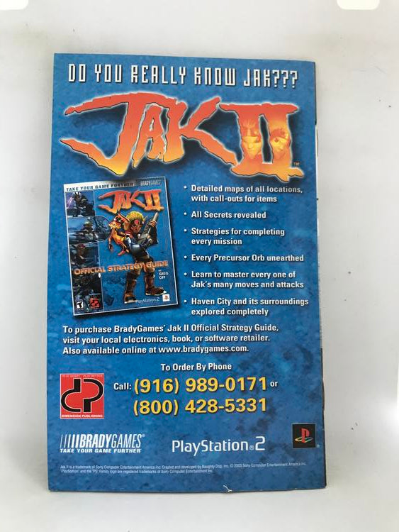 JAK II (COMPLETE IN BOX) (usagé)