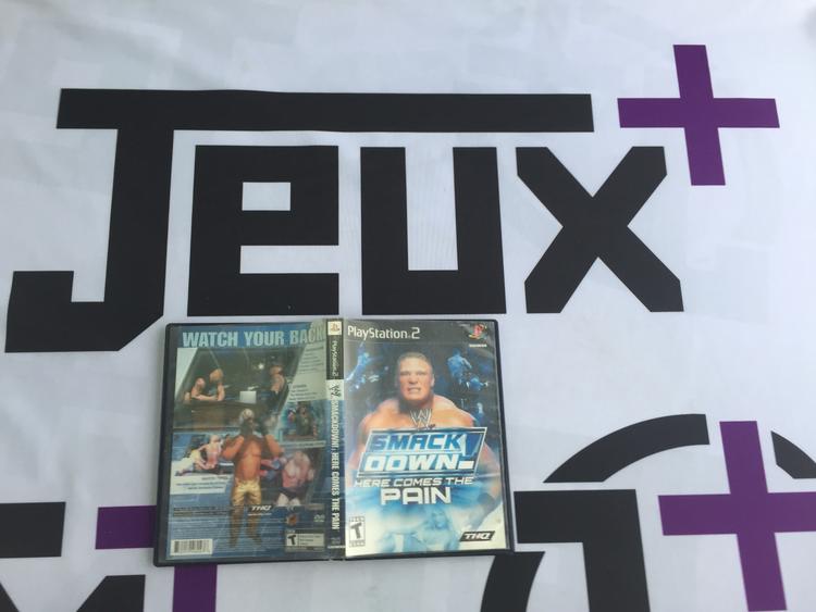 PS2 WWE SMACKDOWN HERE COMES THE PAIN (BOX ONLY) (usagé)