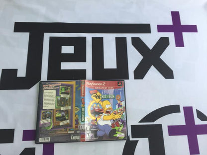 PS2 THE SIMPSONS HIT & RUN GREATEST HITS (BOX ONLY) (usagé)
